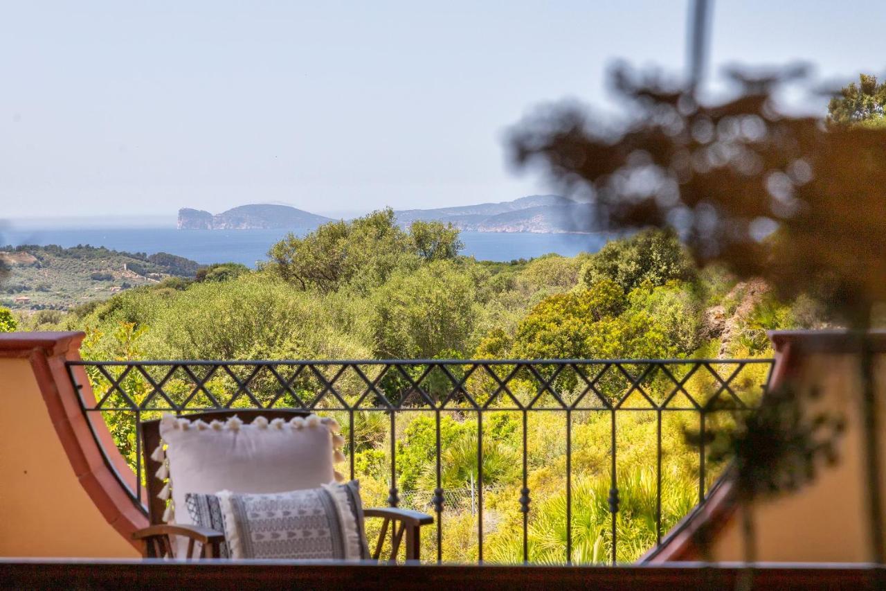 Sardinia Re - Villa Martin Panoramic View Alghero Ngoại thất bức ảnh